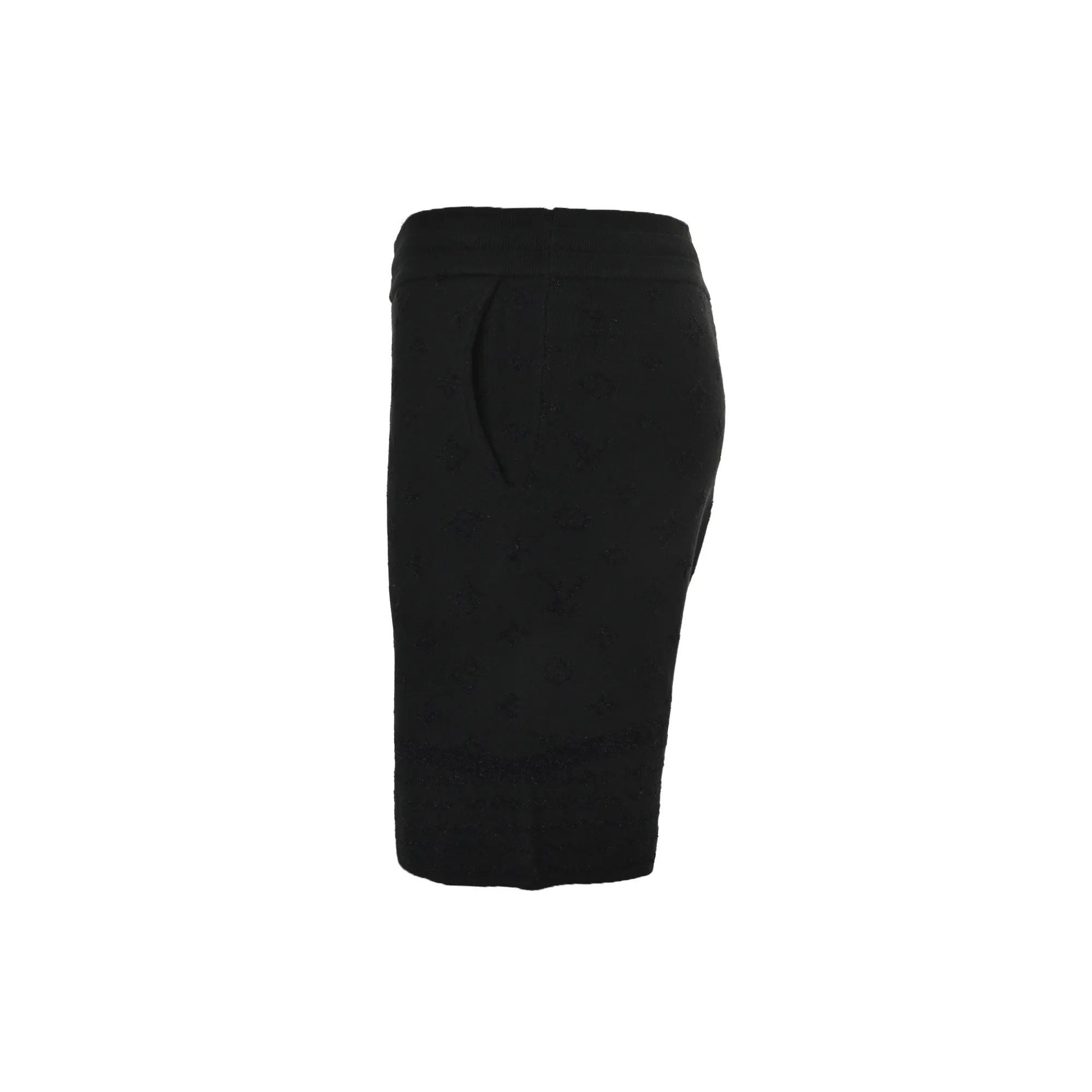 Louis Vuitton/Louis Vuitton 25ss dark pattern old flower jacquard knitted shorts